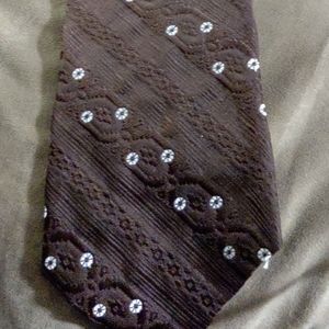 Brown vintage tie 1960's -1970